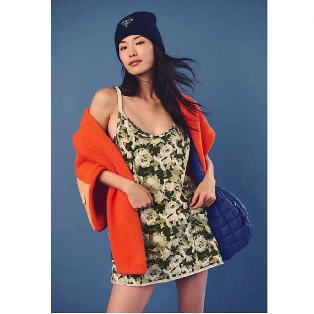 NEW Free People hot shot romper mini dress one piece jumpsuit overalls shortall